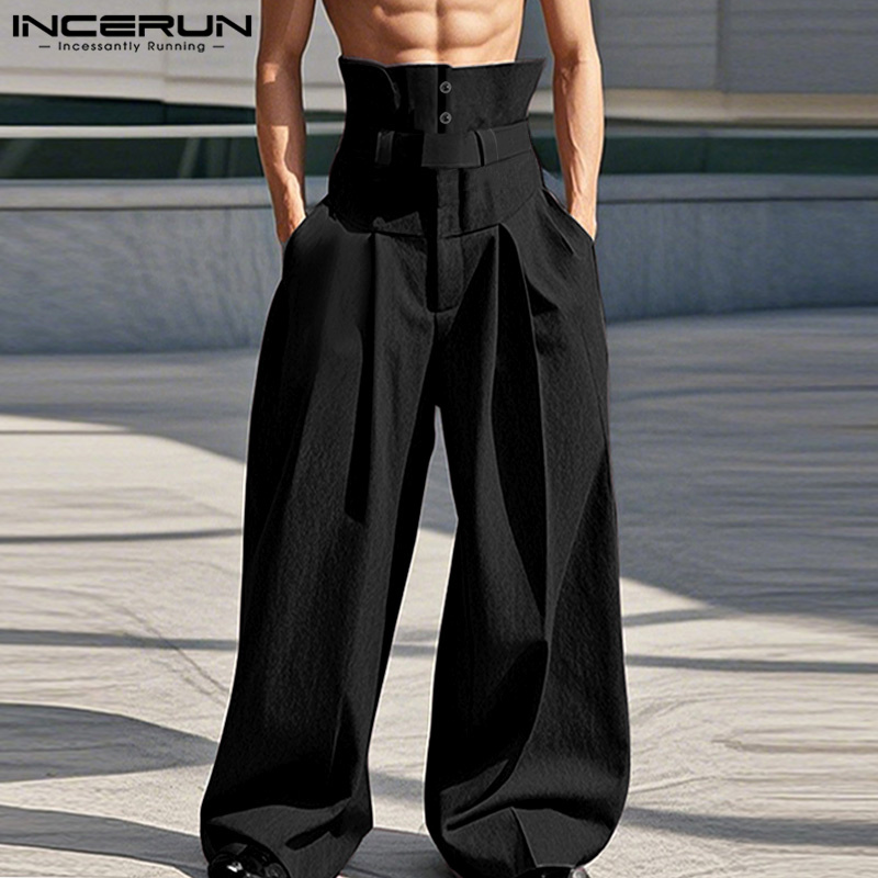 Chino Pants Men - INCERUN 2025 American Style Trousers Stylish