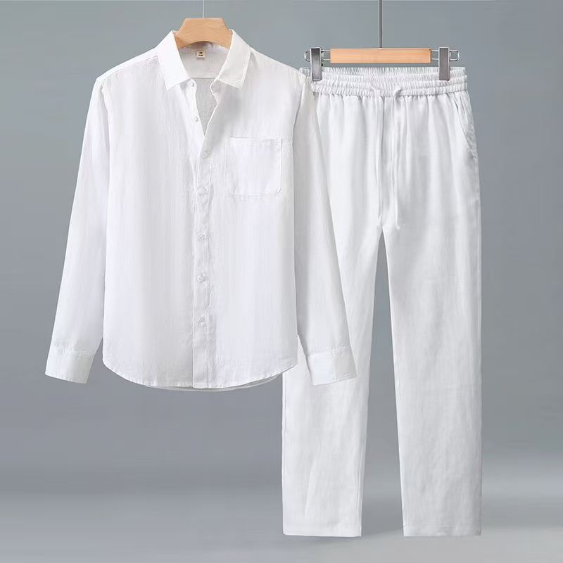 Men'S Fashion 2026 - (Shirt + trousers) 2026 summer men