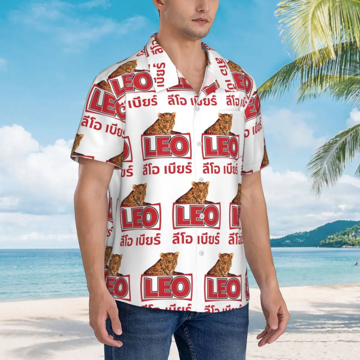 Mens Fashion Bangkok - Leo Beer Bangkok Hawaiian Shirts Fashion