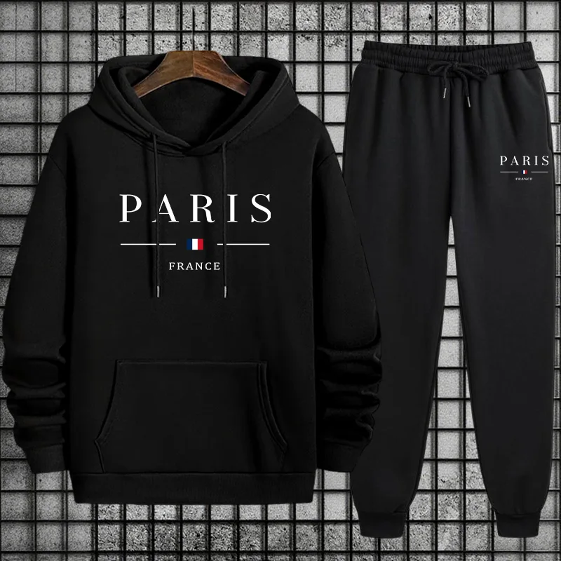 Men'S Fashion Paris 2025 - Autumn Winter Men's Street Style Tracksuit