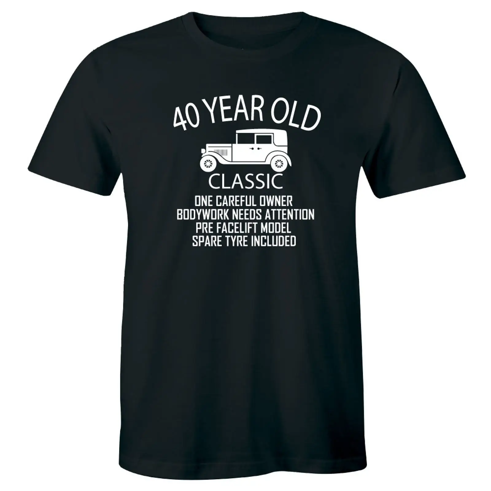 Mens Fashion In 40S - 40th Birthday Classic Retro T Shirt