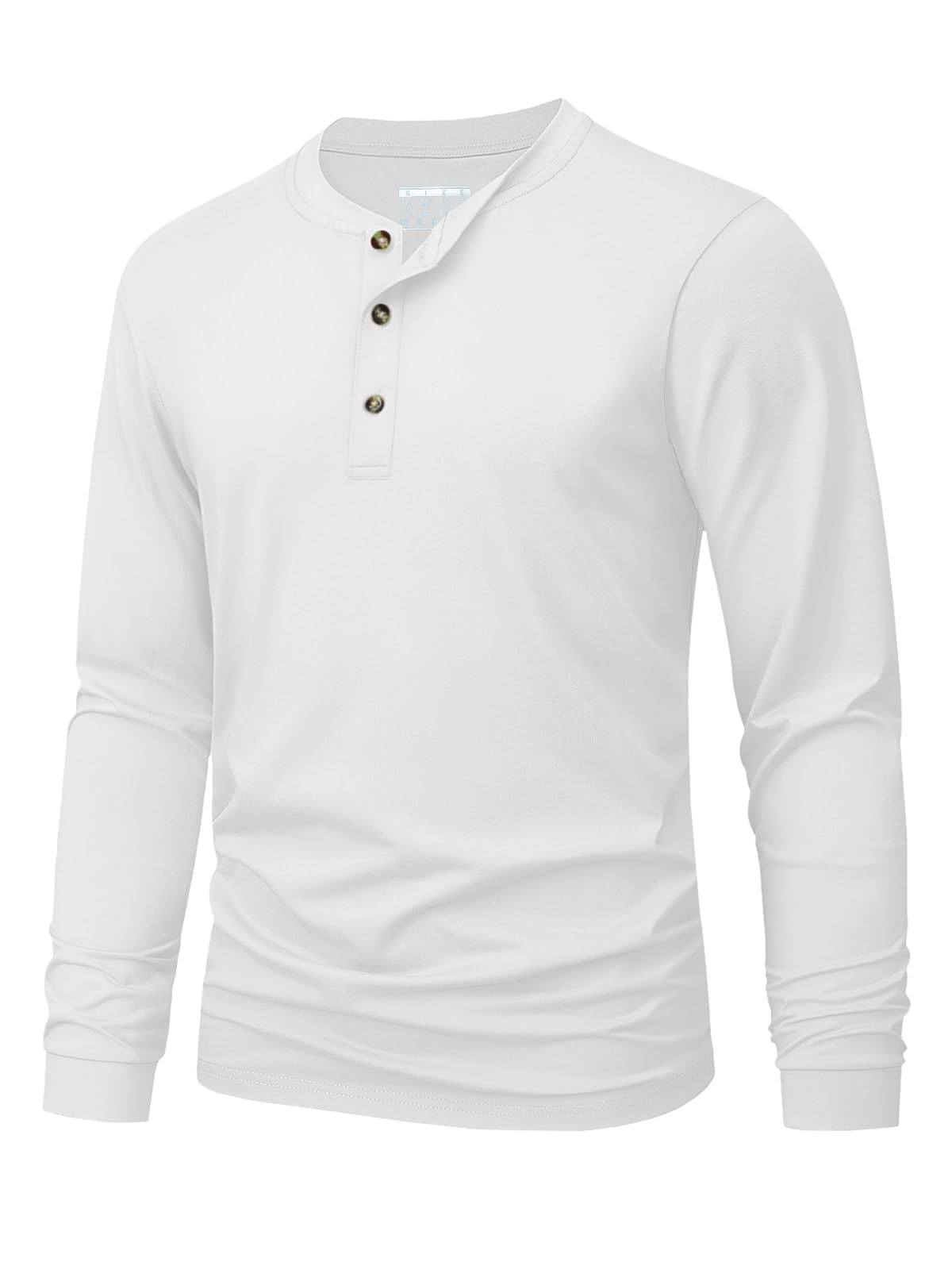 Mens Fashion Top - Men's Henley T-Shirt Simple Solid Color