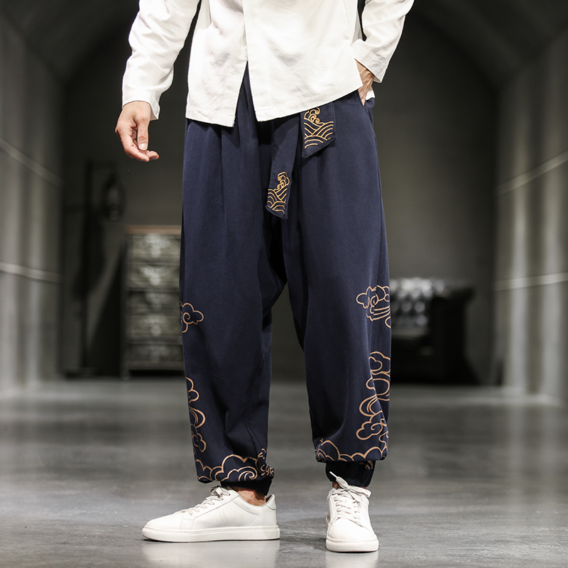 Chinese Style Retro Auspicious - Chino Pants Men review and price