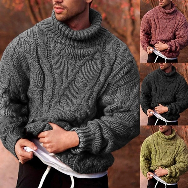 Autumn and winter European and - Knitted Cardigan Men review and price