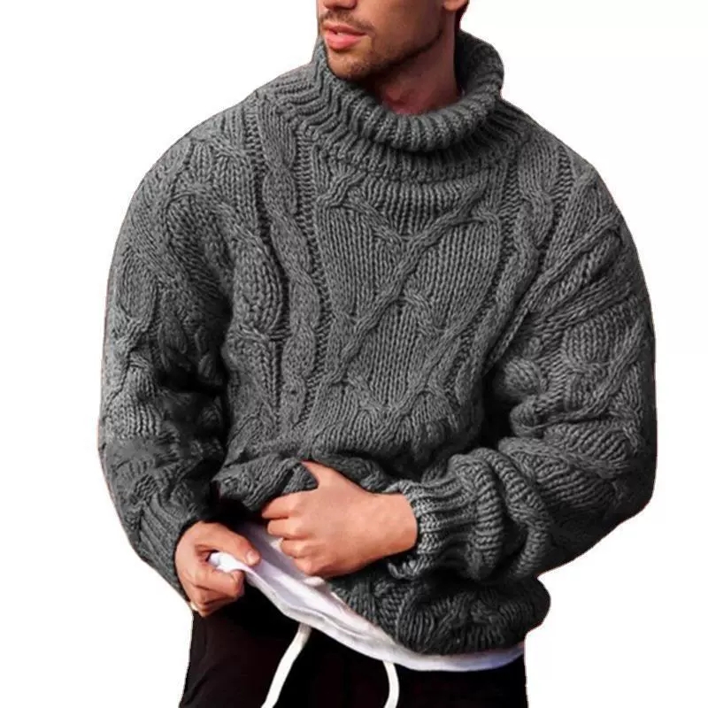 Autumn and winter European and - Knitted Cardigan Men review and price