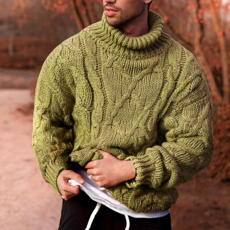 Autumn and winter European and - Knitted Cardigan Men review and price
