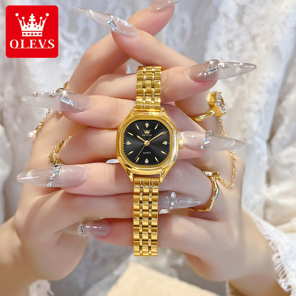 OLEVS 5888 Ladies Watches Gold - Men Fashion Elegant review and price