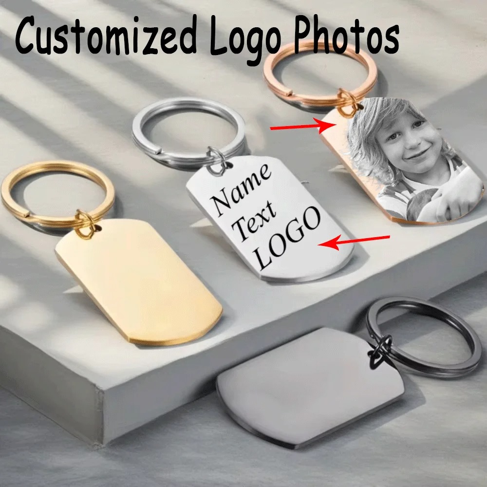 10PCS Custom Metal Tag Keychai - Men'S Fashion Gold Chain review and price