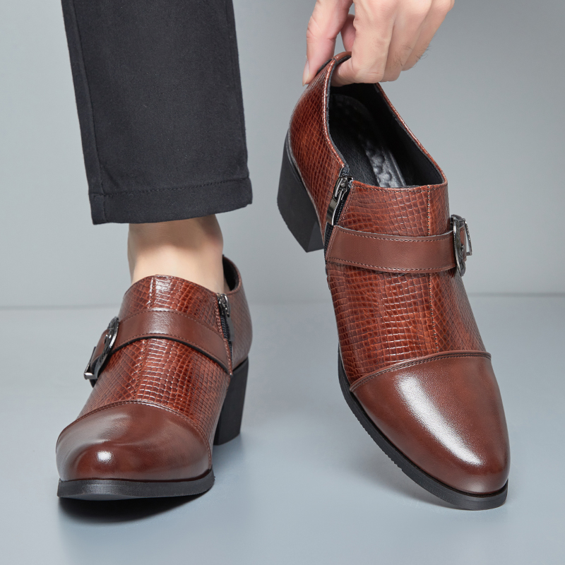 Vintage Style Men's High Heel  - Men'S Fashion For Wedding review and price