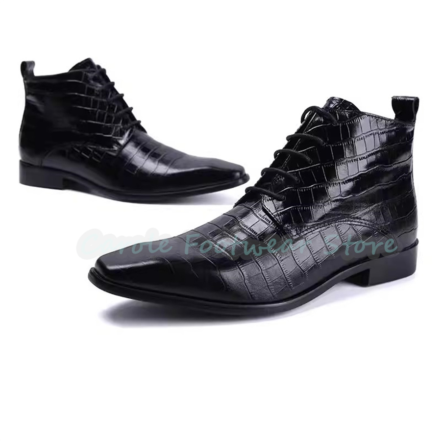 Fashion Genuine Leather Ankle  - Men'S Fashion For Wedding review and price
