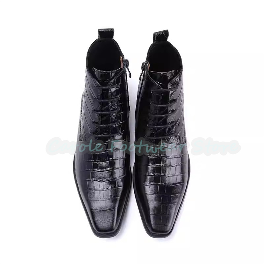Fashion Genuine Leather Ankle  - Men'S Fashion For Wedding review and price