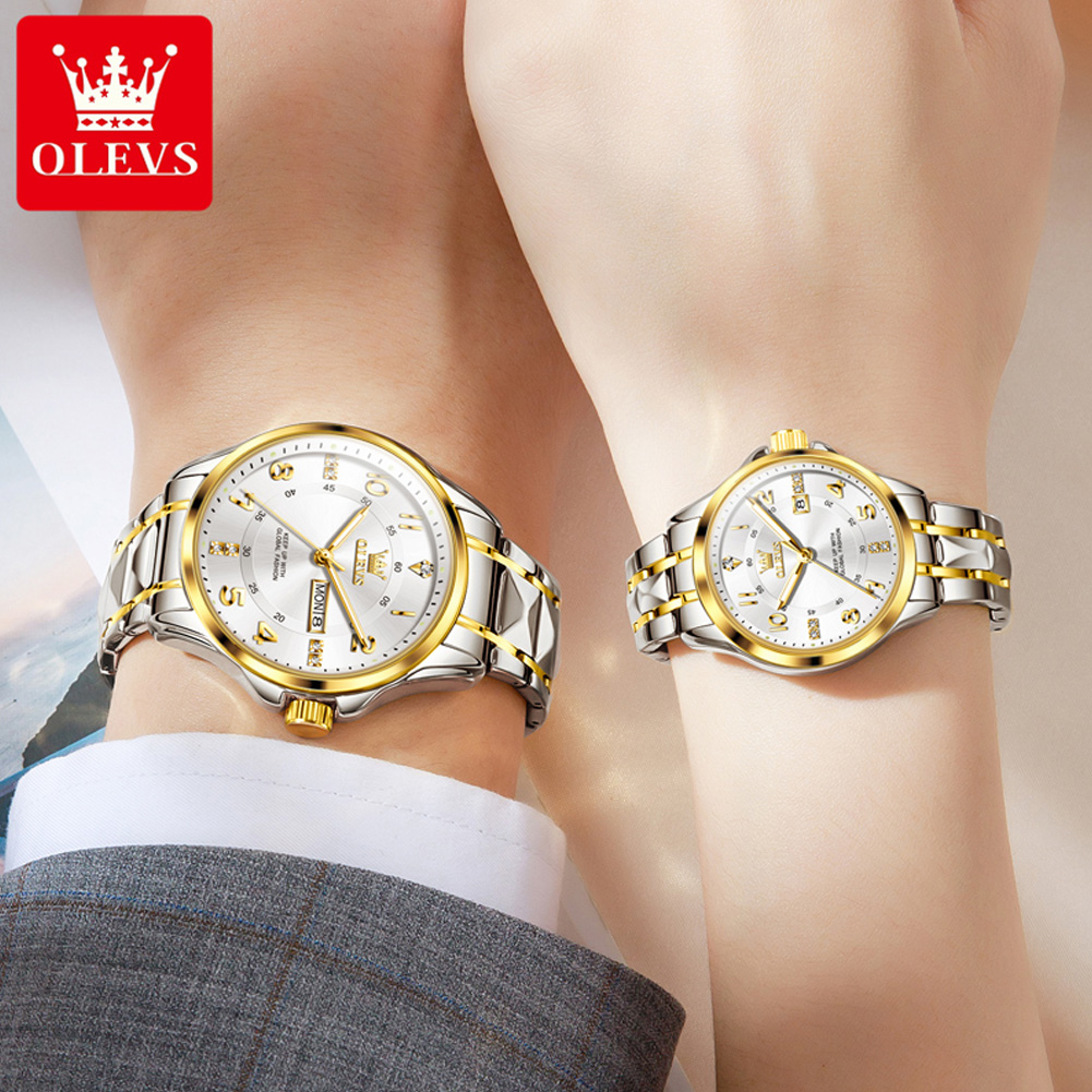 OLEVS 2910 Couple Watches Clas - Mens Fashion In 40S review and price