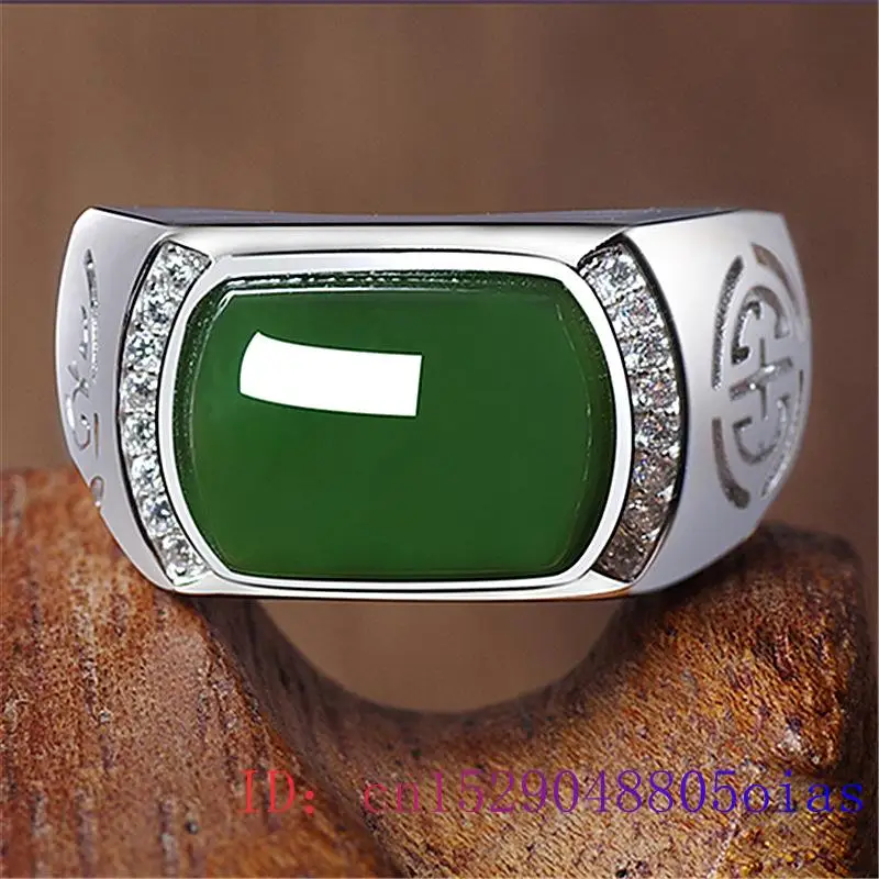 Green Jade Ring Gifts Fashion  - Men'S Fashion For Wedding review and price