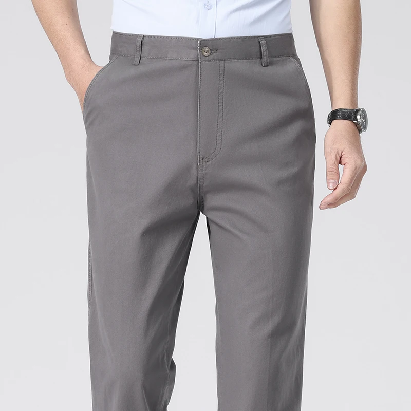 Mens Washed Twill Cotton Strai - Chino Pants Men review and price