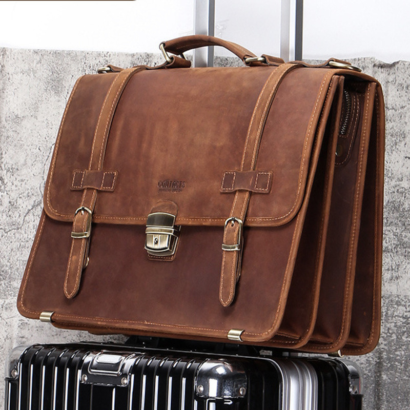 New Fashionable Leather Briefc - Mens Fashion In 40S review and price