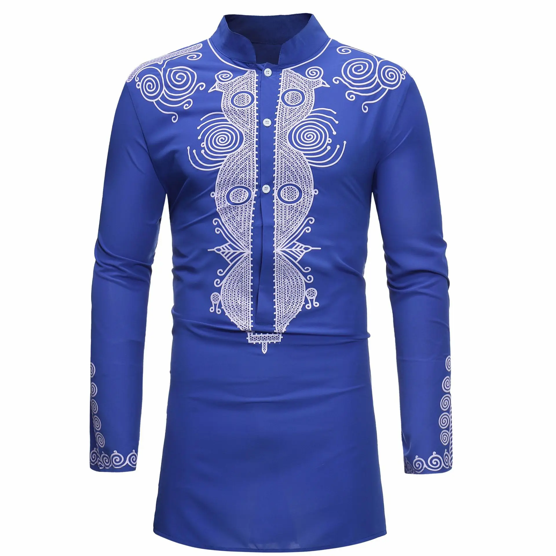 Stand Collar Muslim Shirt Men  - Men'S Fashion Kurta review and price