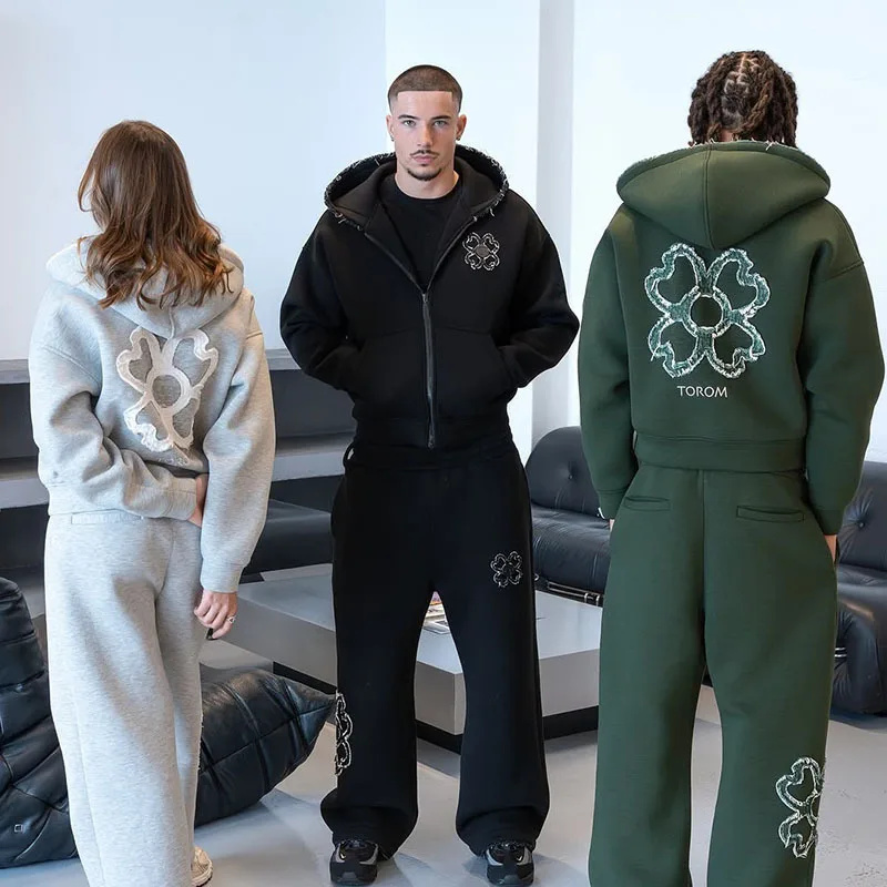 Spring Autumn Oversized 4 Leaf - Streetwear Hoodie review and price