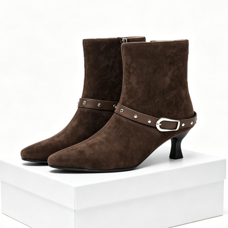 New Winter Suede Women High Bo - Men Fashion Elegant review and price