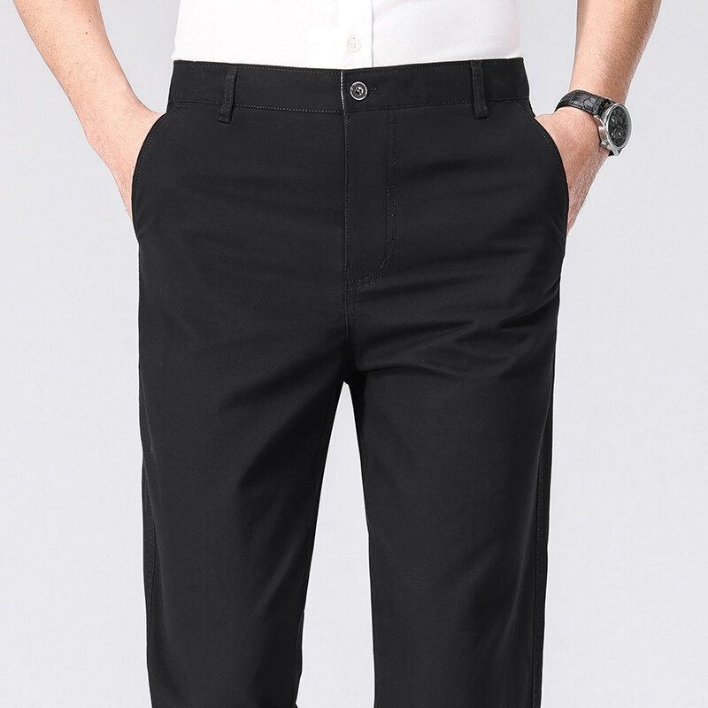Mens Cotton Trousers Man Busin - Chino Pants Men review and price