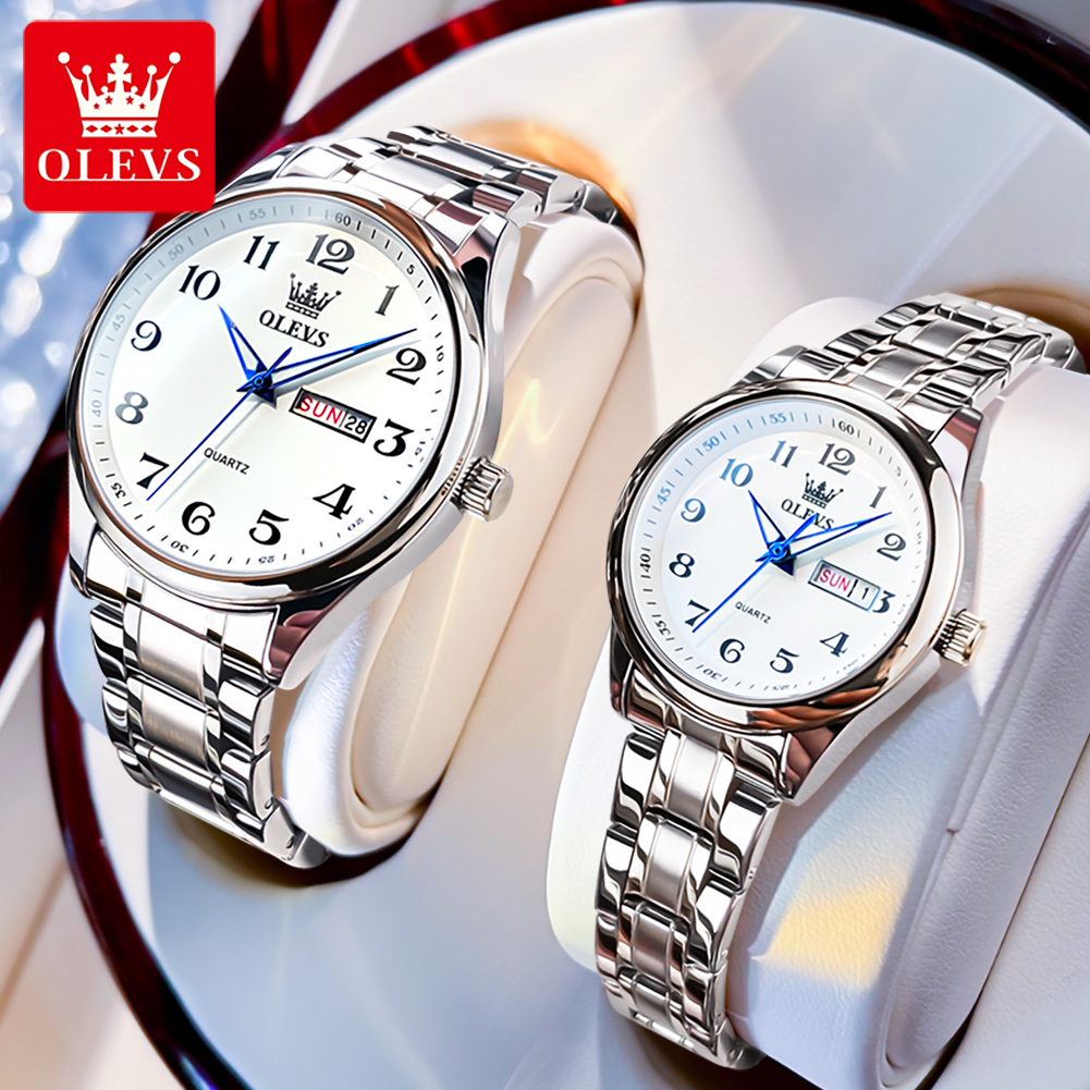 OLEVS Top Brand Couple Quartz  - Mens Fashion In 40S review and price