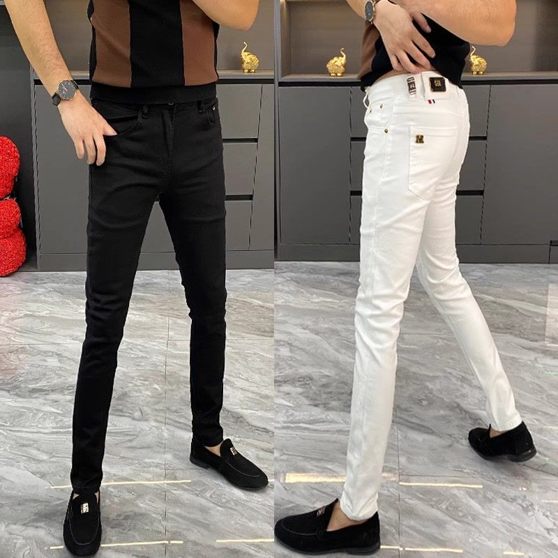 White Jeans Men's European Goo - Men'S Fashion Jeans And Boots review and price