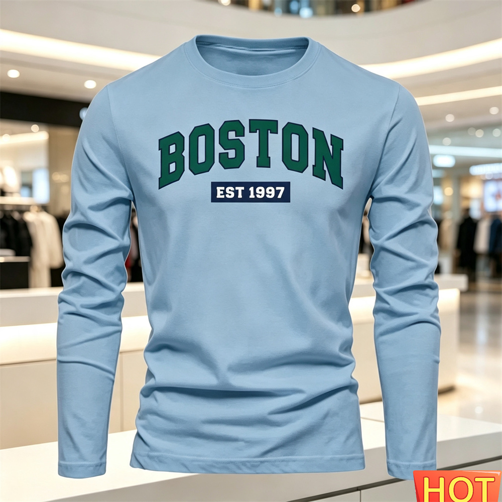 Autumn Summer Men's long sleev - Mens Fashion Top review and price