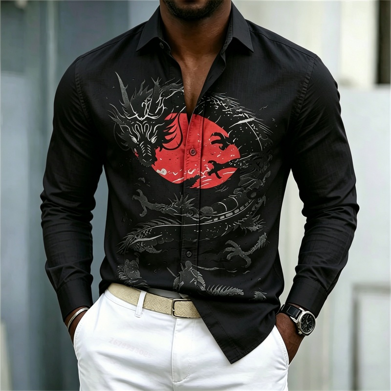 2026 New Men's Shirt White Bla - Men'S Fashion 2026 review and price