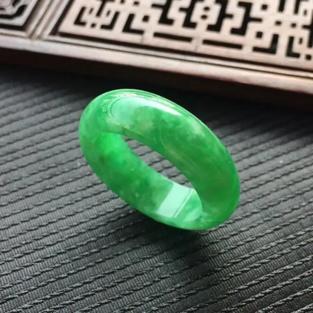 Natural Green Jade Ring Jadeit - Men'S Fashion For Wedding review and price