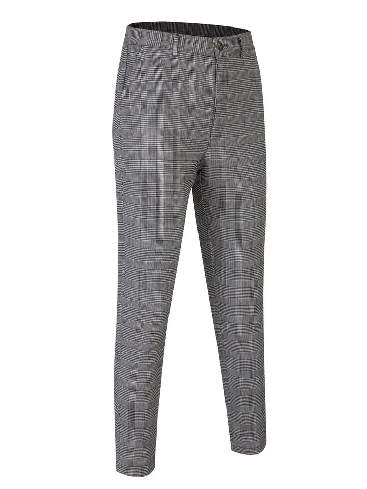 Casual Men's Business Cotton   - Chino Pants Men review and price