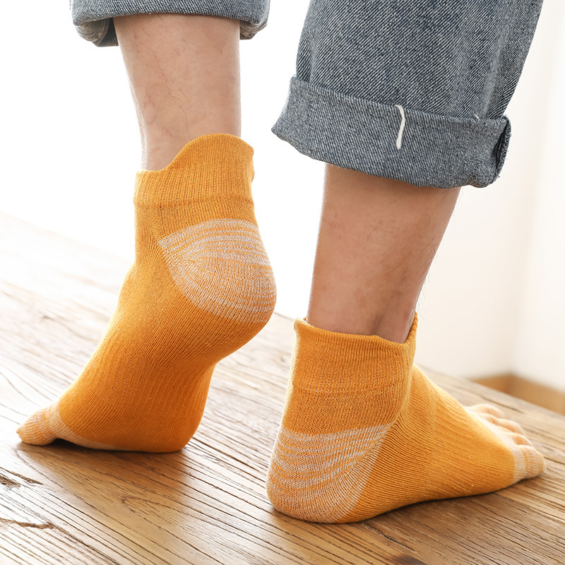 5 Pairs Mens Boys Colorful Fiv - Men'S Fashion Quarter Socks review and price