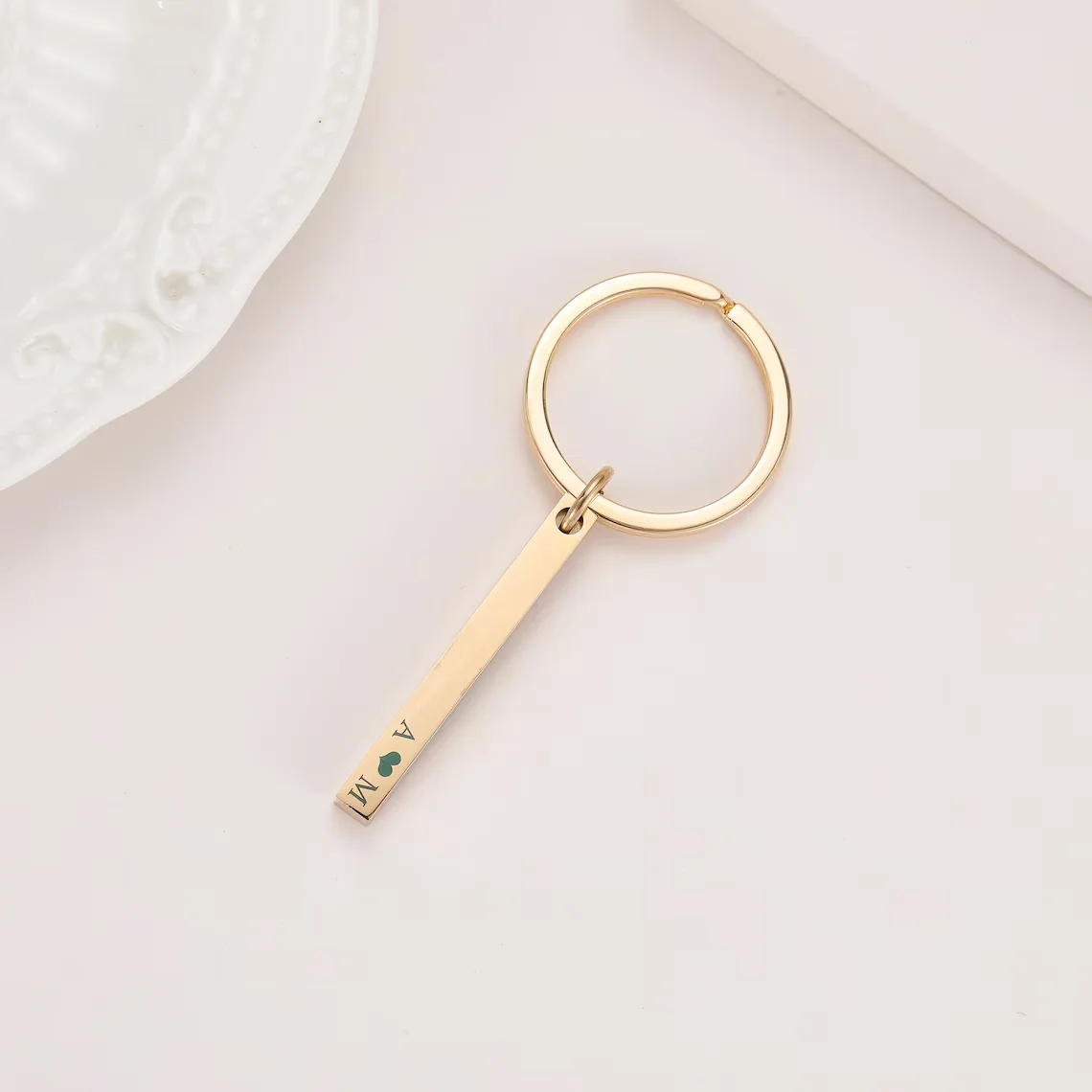 Personalized Engraved Bar Keyc - Men'S Fashion Gold Chain review and price
