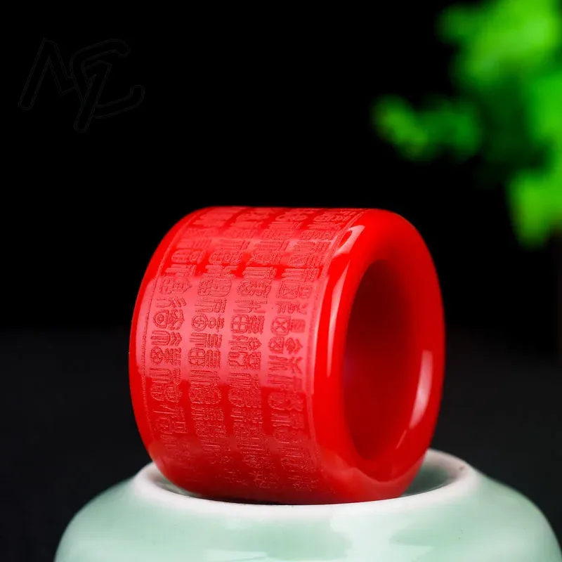 Natural RED Jade Ring Heart Me - Men'S Fashion For Wedding review and price
