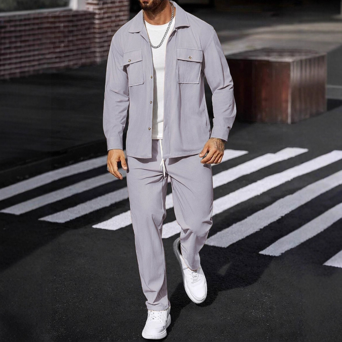 New Spring And Autumn Casual S - Knitted Cardigan Men review and price