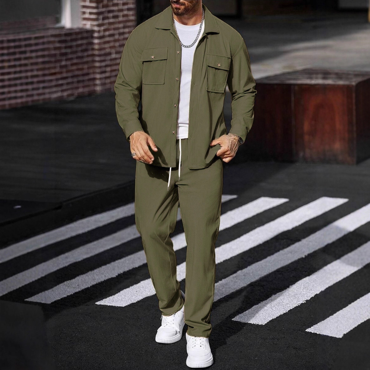 New Spring And Autumn Casual S - Knitted Cardigan Men review and price