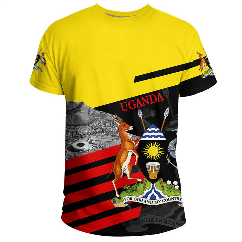 Fashion 3D Printed Uganda T Sh - Men Fashion Uganda review and price