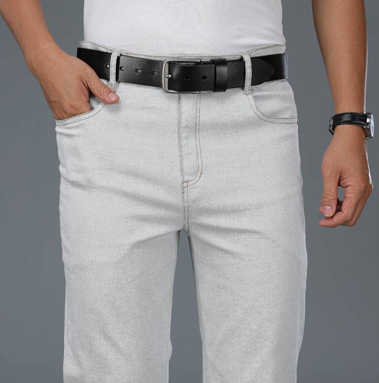 Men's Beige Loose Jeans Fashio - Men'S Fashion Jeans And Boots review and price