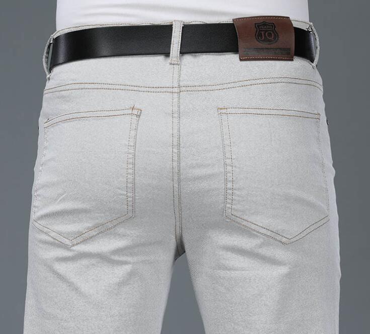 Men's Beige Loose Jeans Fashio - Men'S Fashion Jeans And Boots review and price