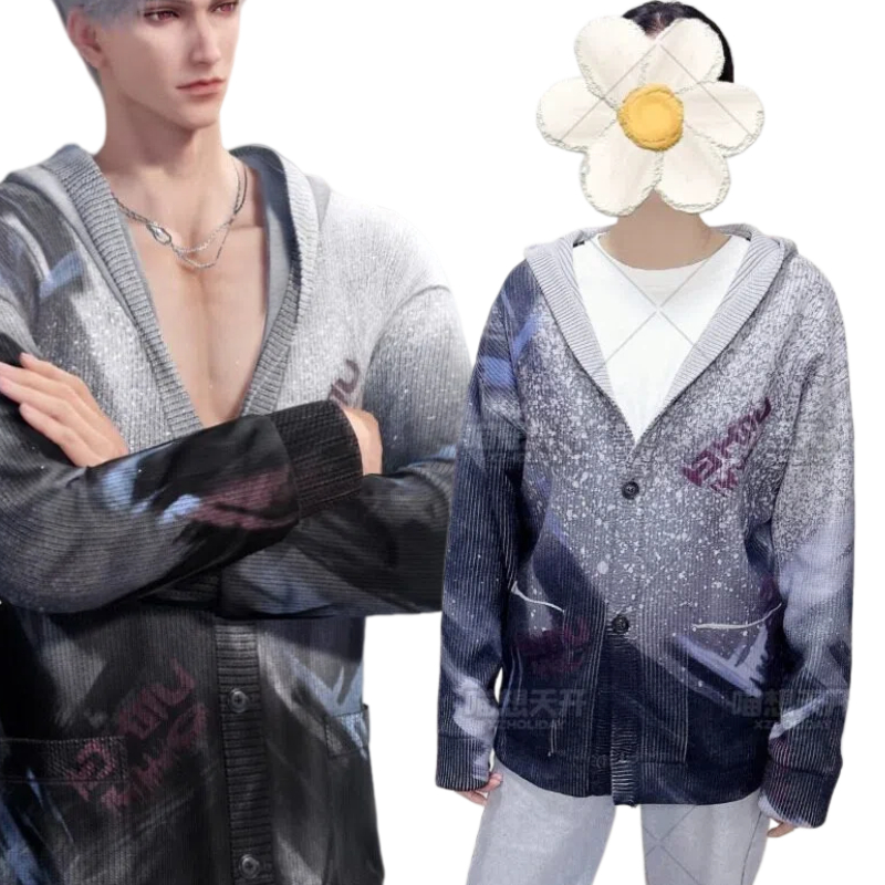 Sylus Costume Game Love and De - Knitted Cardigan Men review and price
