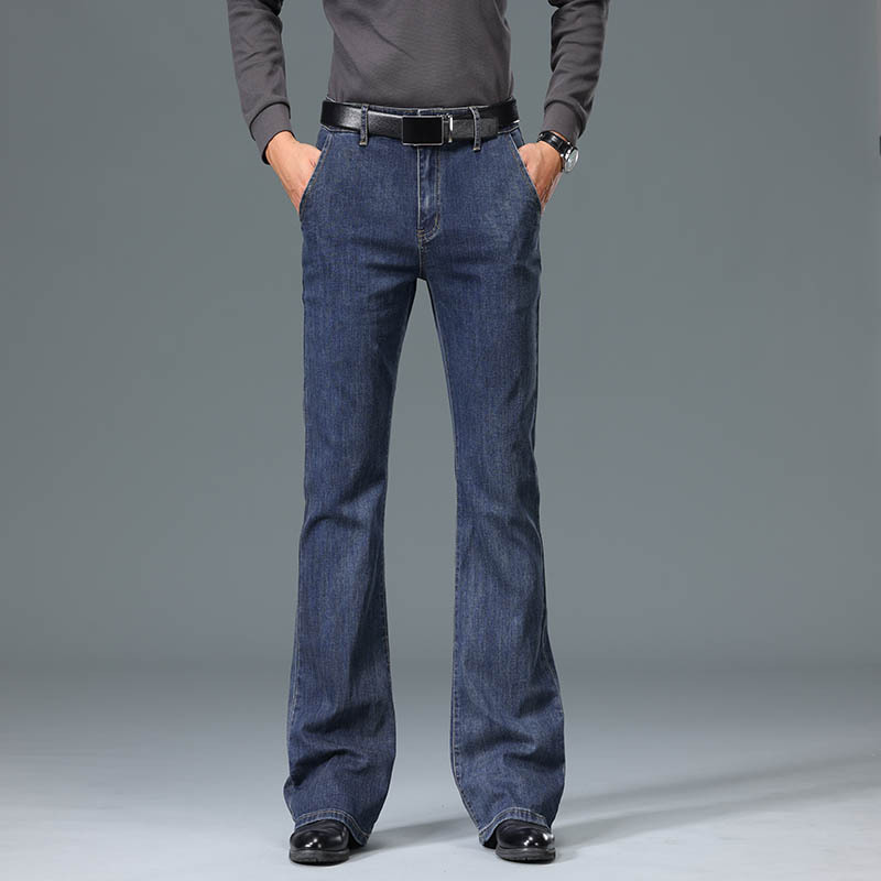 Denim Flared Jeans For Male Fl - Men'S Fashion Jeans And Boots review and price