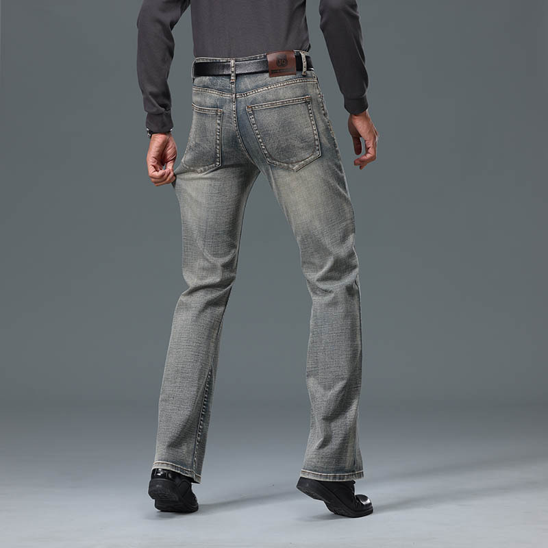 Denim Flared Jeans For Male Fl - Men'S Fashion Jeans And Boots review and price