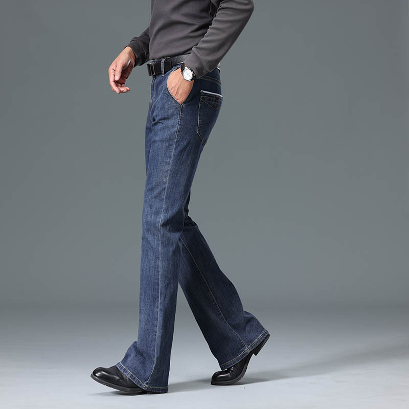 Denim Flared Jeans For Male Fl - Men'S Fashion Jeans And Boots review and price