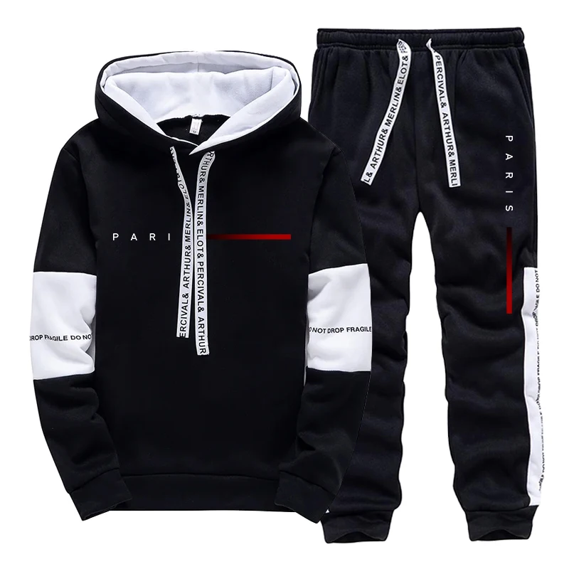 Men's Set Paris Fashion Hoodie - Streetwear Hoodie review and price