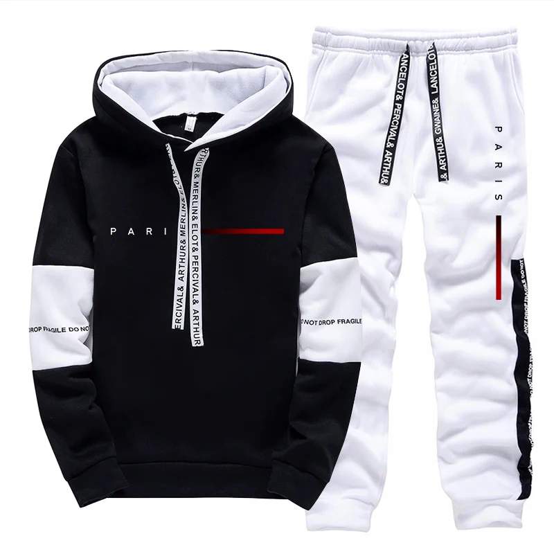 Men's Set Paris Fashion Hoodie - Streetwear Hoodie review and price