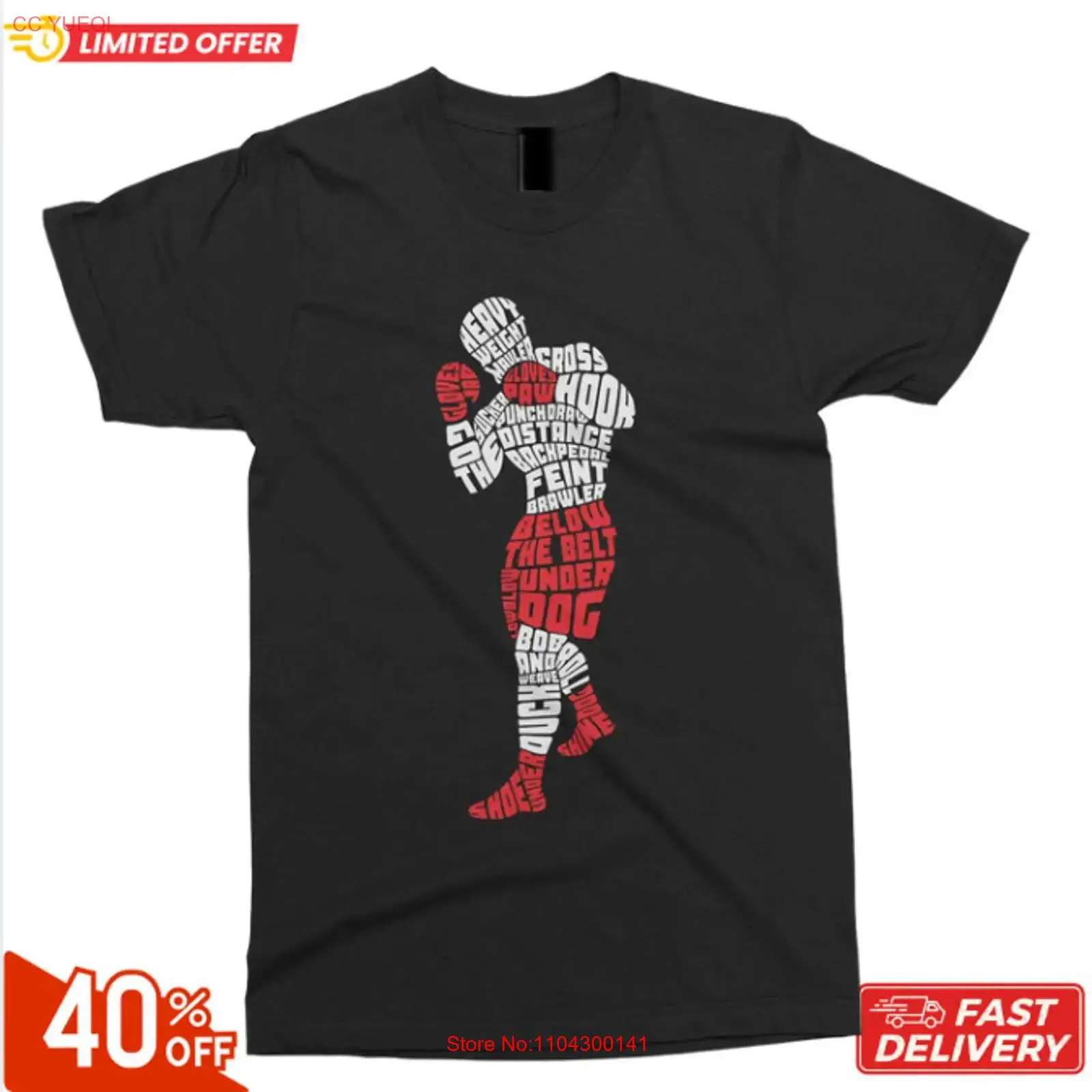 Boxing T Shirt Men s Typograph - Mens Fashion In 40S review and price