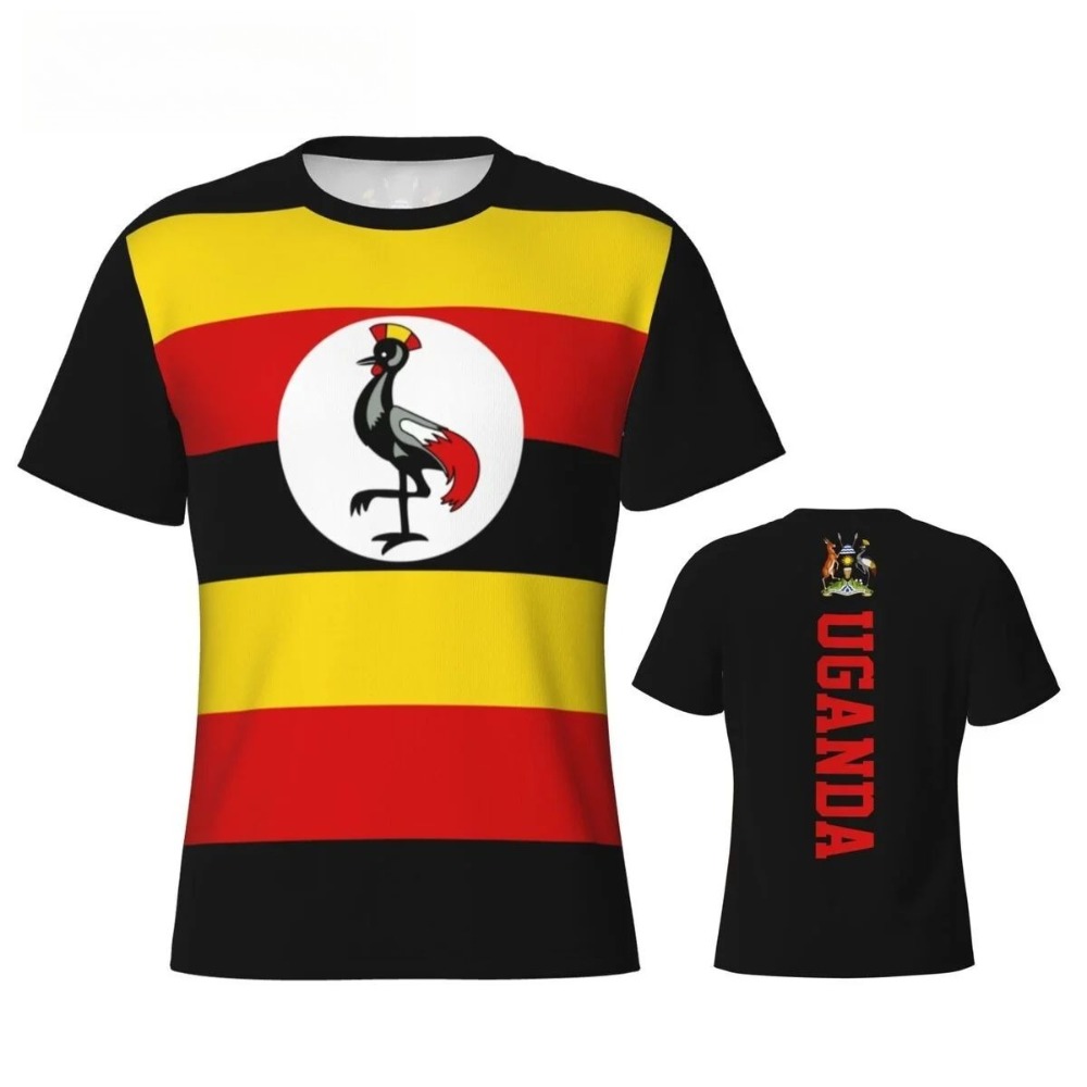 Uganda Flag Crane Emblem Print - Men Fashion Uganda review and price