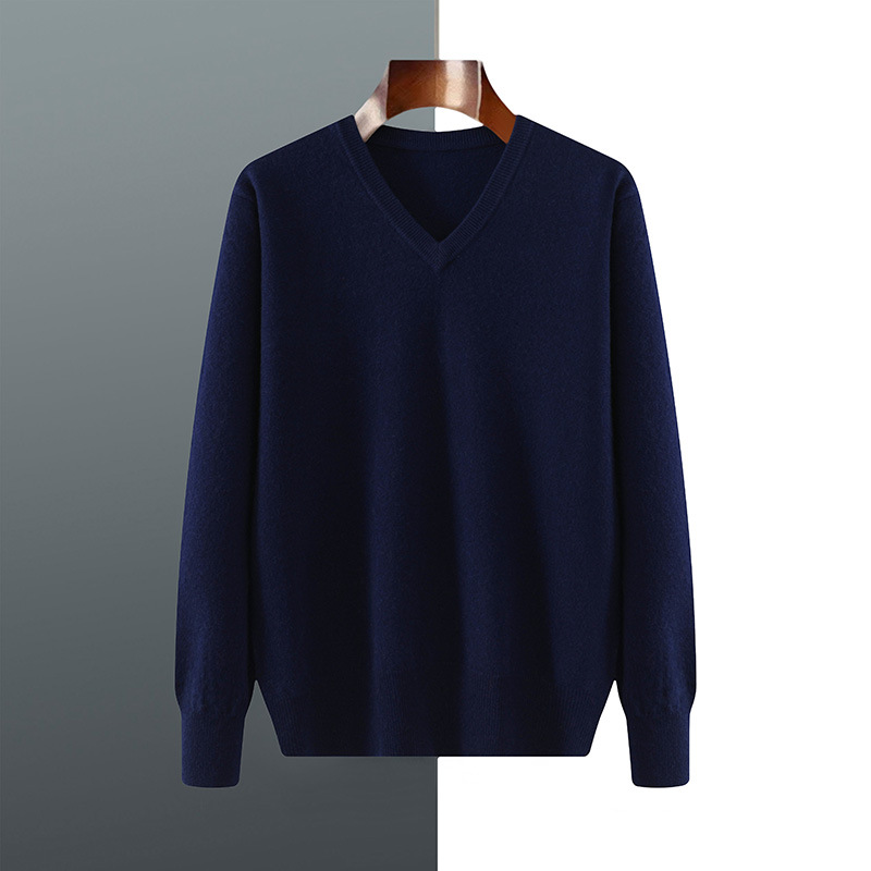 Men Cashmere Pullover V-Neck S - Knitted Cardigan Men review and price
