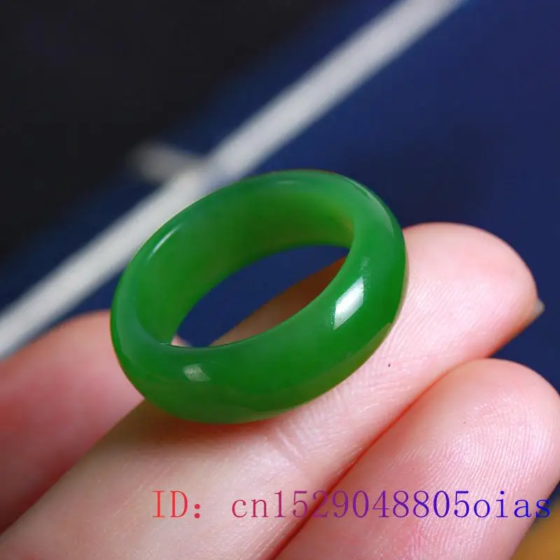Natural Green Hetian Jade Ring - Men'S Fashion For Wedding review and price
