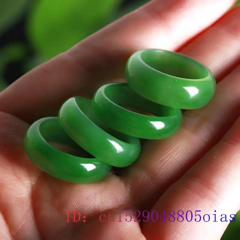 Natural Green Hetian Jade Ring - Men'S Fashion For Wedding review and price