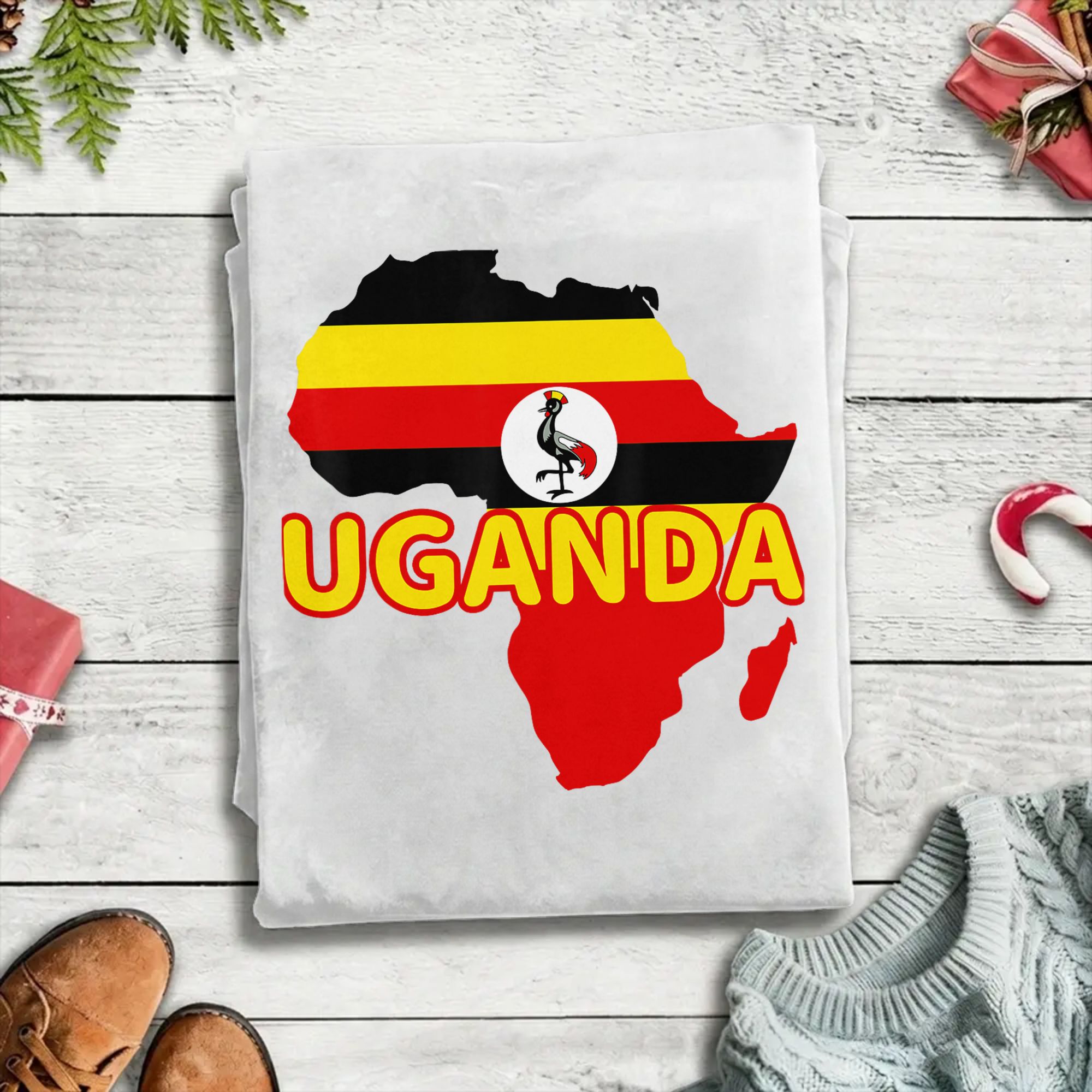 Uganda Ugandan Pride Flag Map  - Men Fashion Uganda review and price
